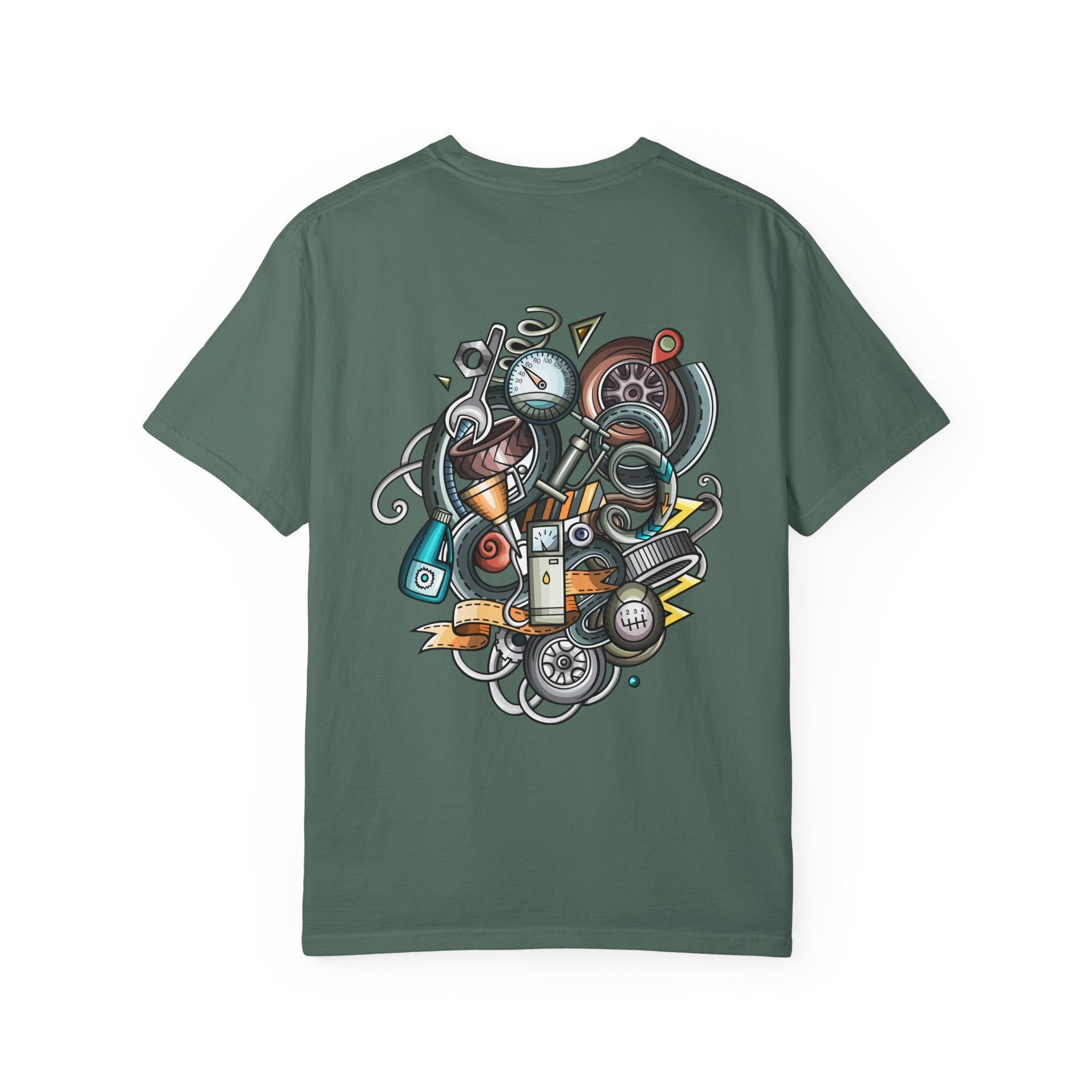 T-Shirt — Urban Retro Tech Illustration Tee