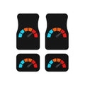 Car Mats — Speedometer Graphic Floor Mat Set (Set of 4)