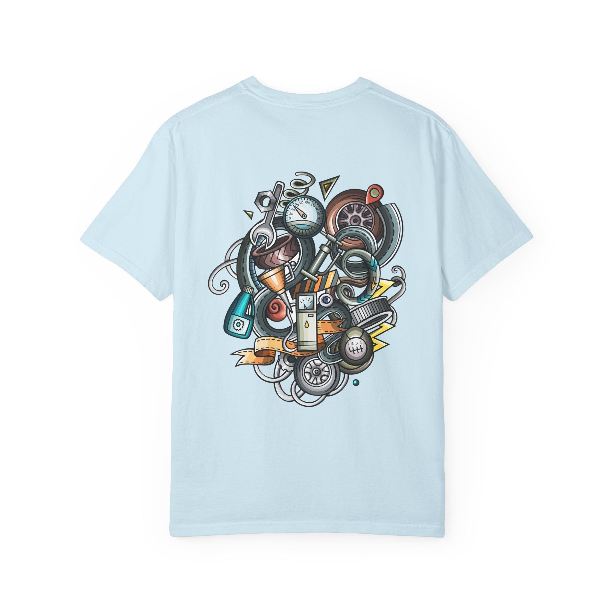 T-Shirt — Urban Retro Tech Illustration Tee
