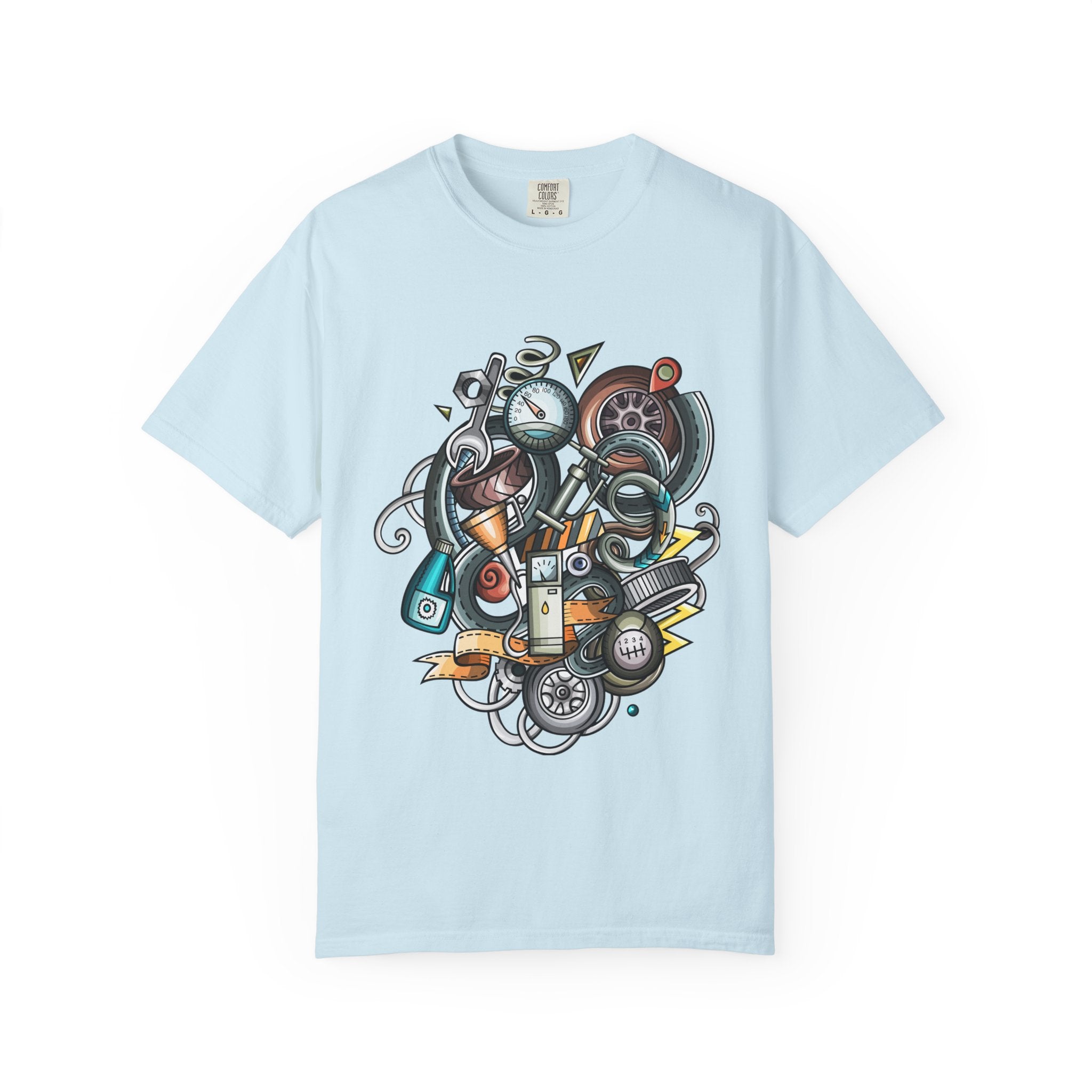 T-Shirt — Urban Retro Tech Illustration Tee