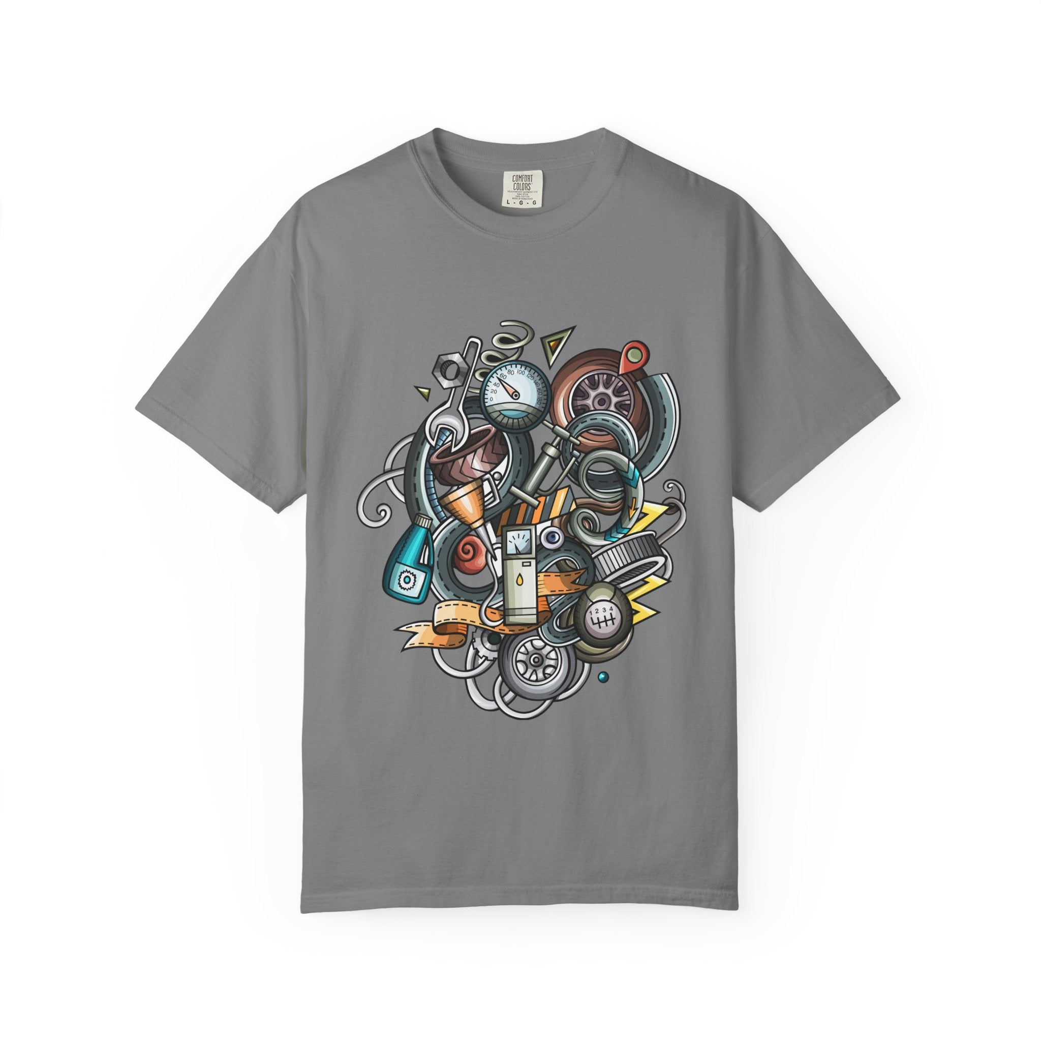 T-Shirt — Urban Retro Tech Illustration Tee