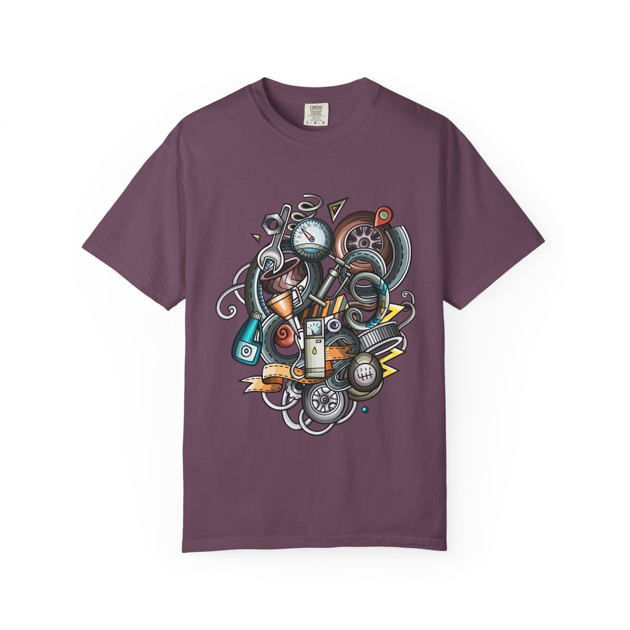 T-Shirt — Urban Retro Tech Illustration Tee