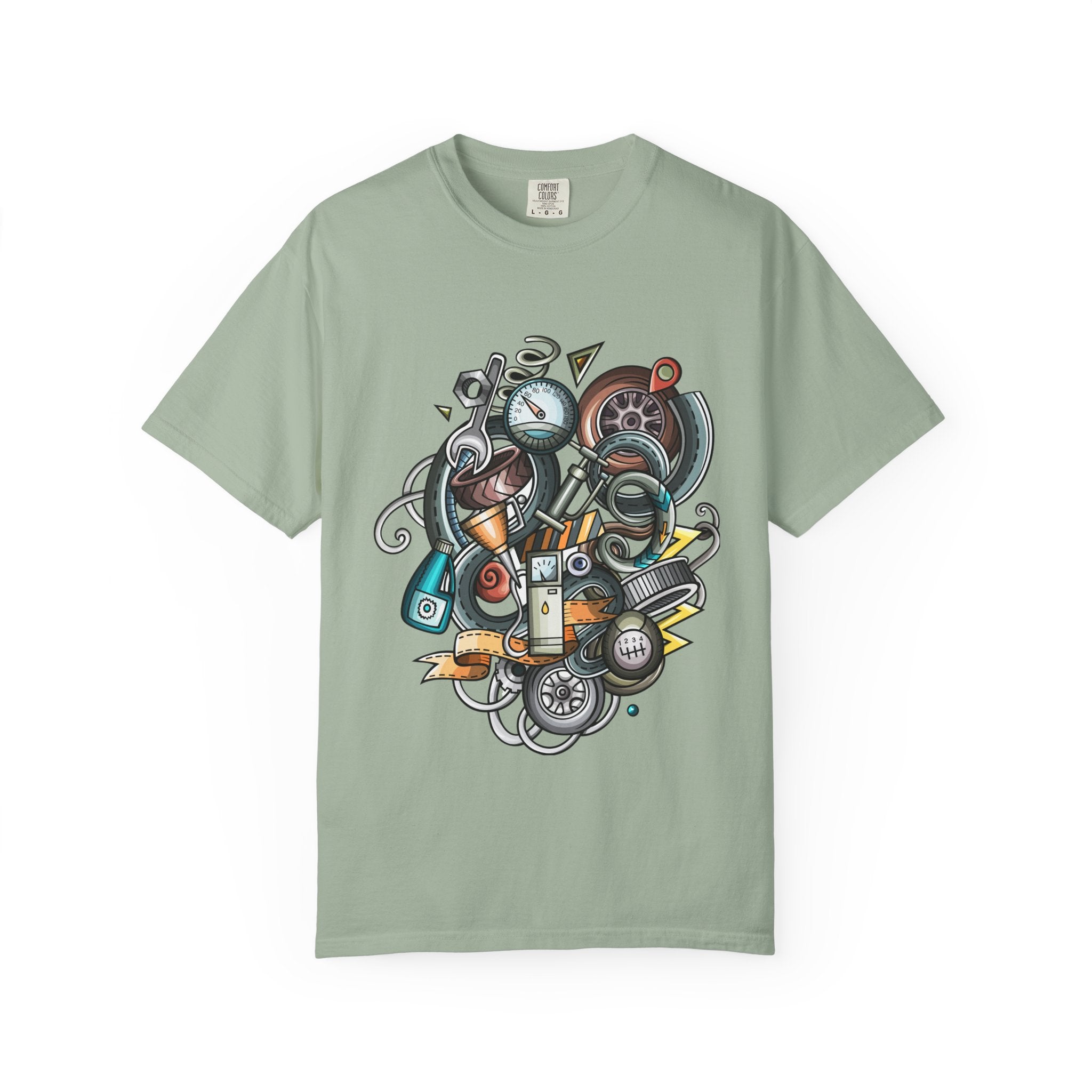 T-Shirt — Urban Retro Tech Illustration Tee
