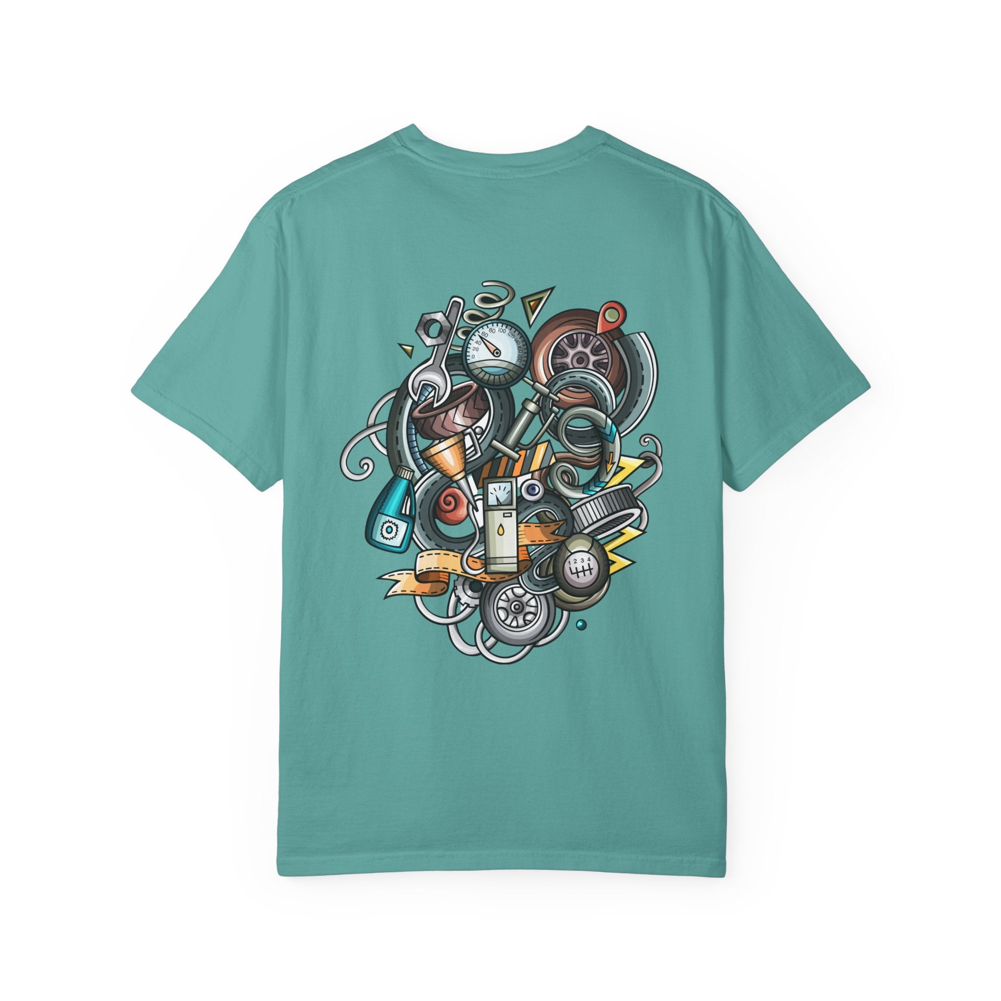 T-Shirt — Urban Retro Tech Illustration Tee