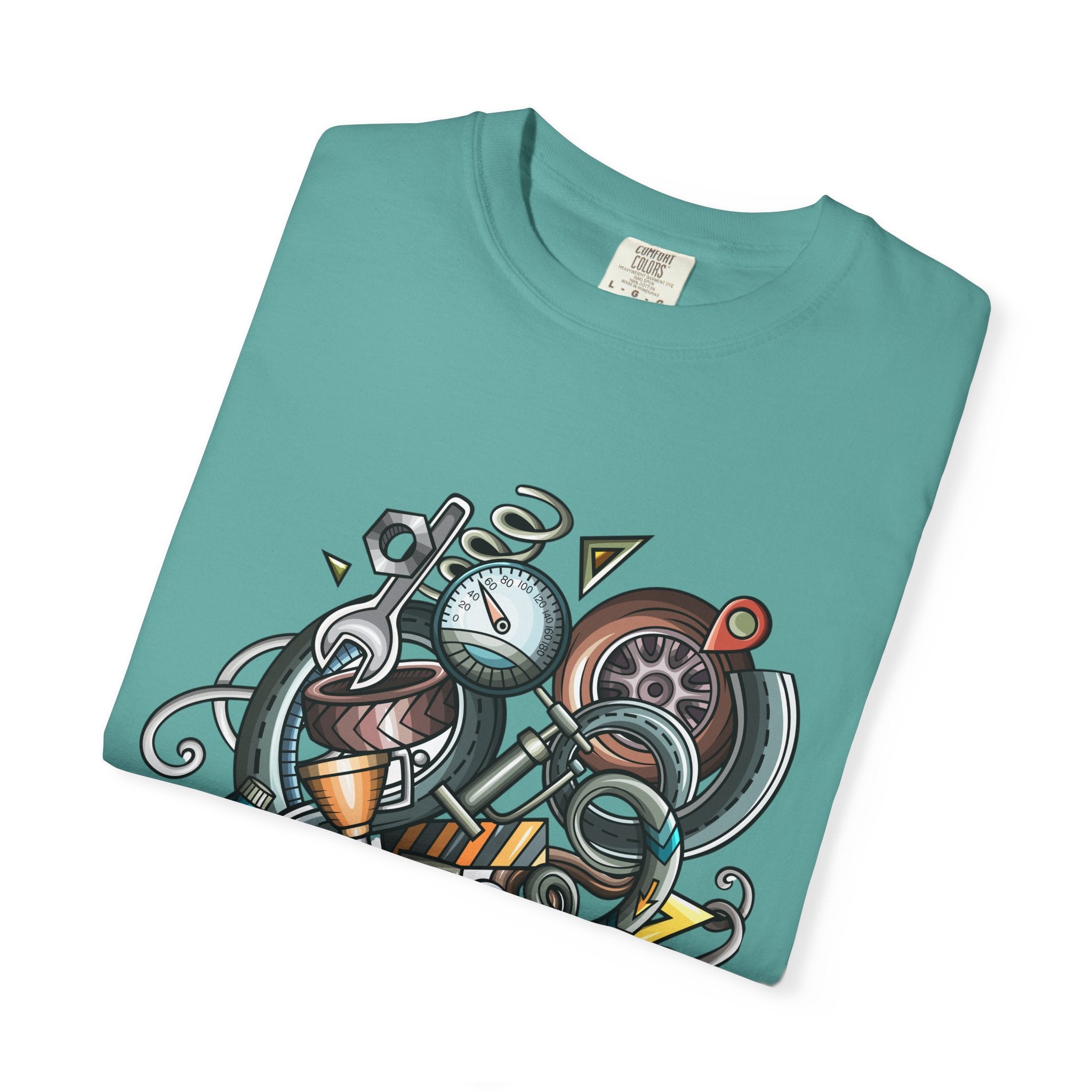 T-Shirt — Urban Retro Tech Illustration Tee