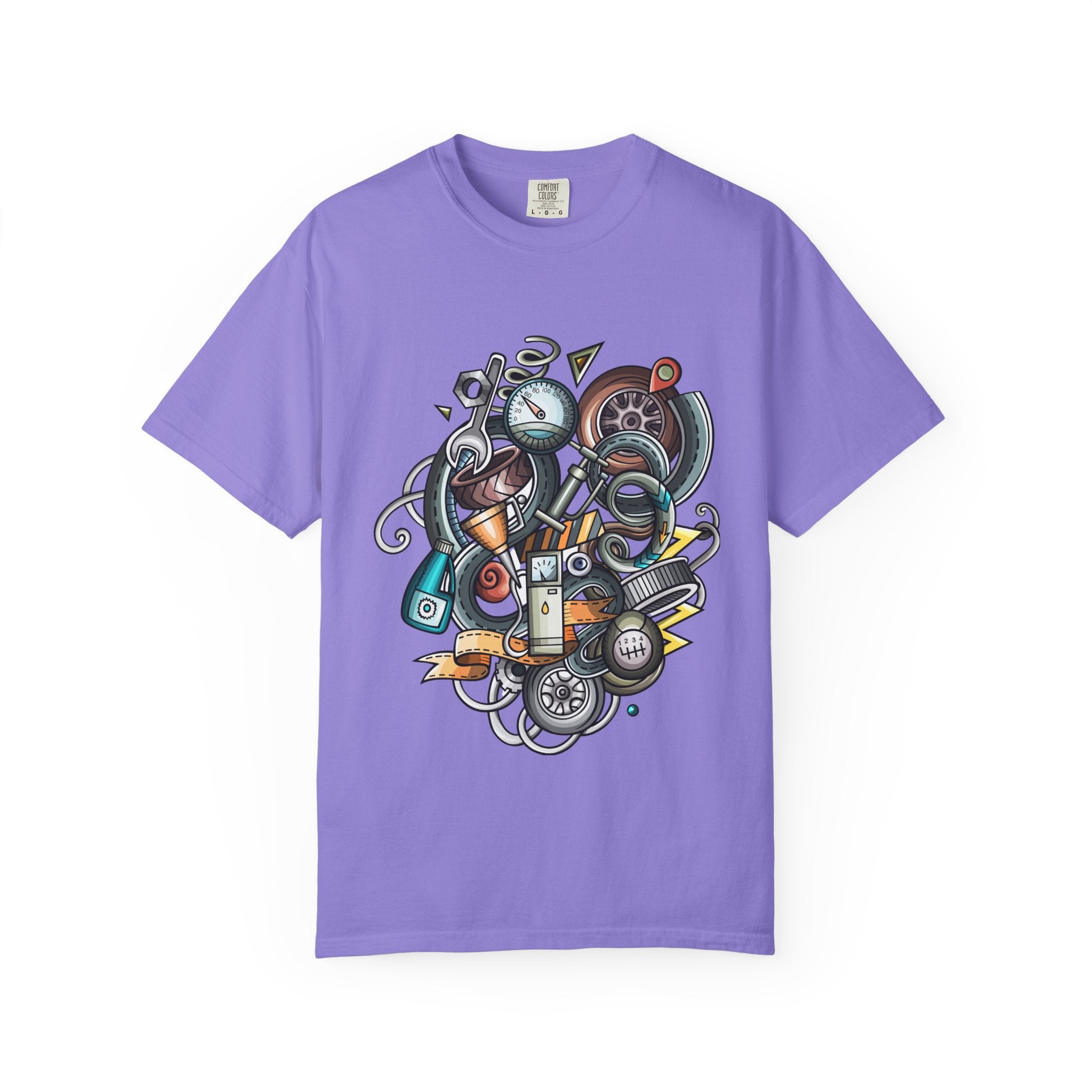 T-Shirt — Urban Retro Tech Illustration Tee