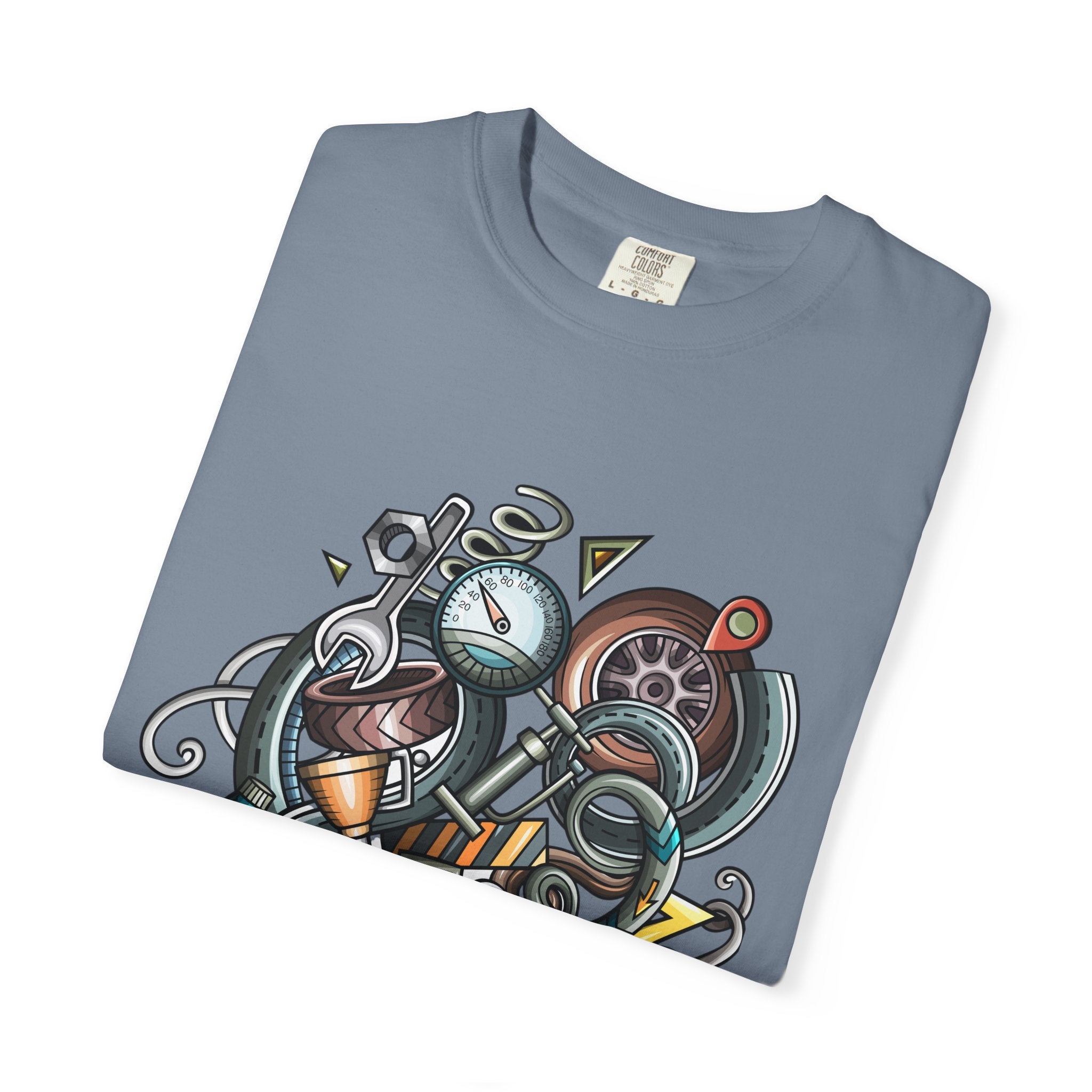 T-Shirt — Urban Retro Tech Illustration Tee