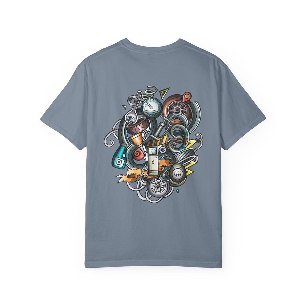 T-Shirt — Urban Retro Tech Illustration Tee