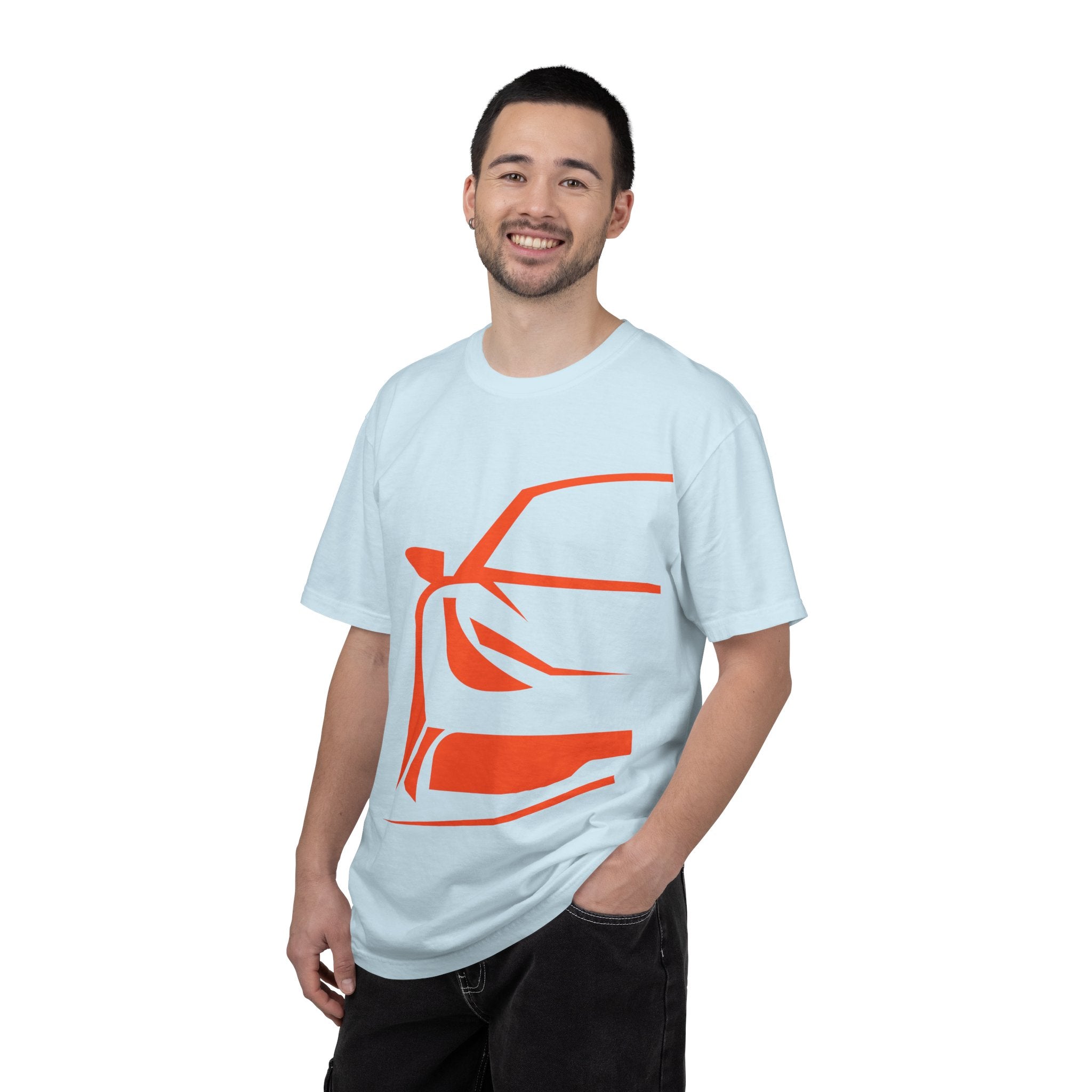 Car Front Silhouette T-Shirt — Minimalist Automotive Tee