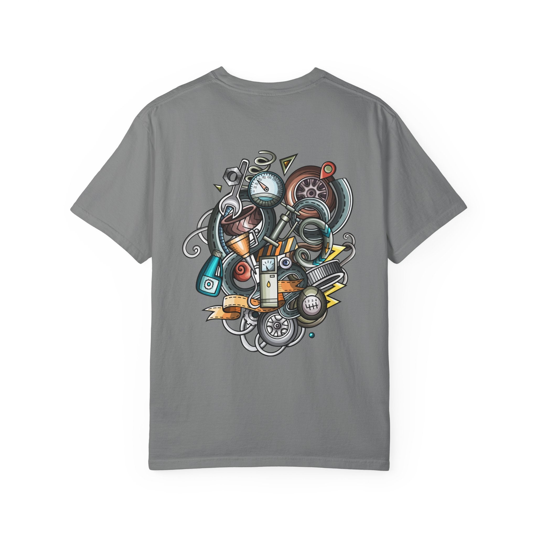 T-Shirt — Urban Retro Tech Illustration Tee