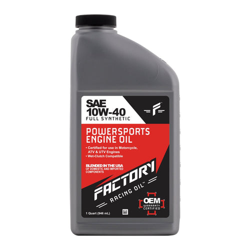 10W-40 Full Synthetic 2 Quart Oil Change Kit For Kawasaki KEF300 Lakota, KLF300 Bayou