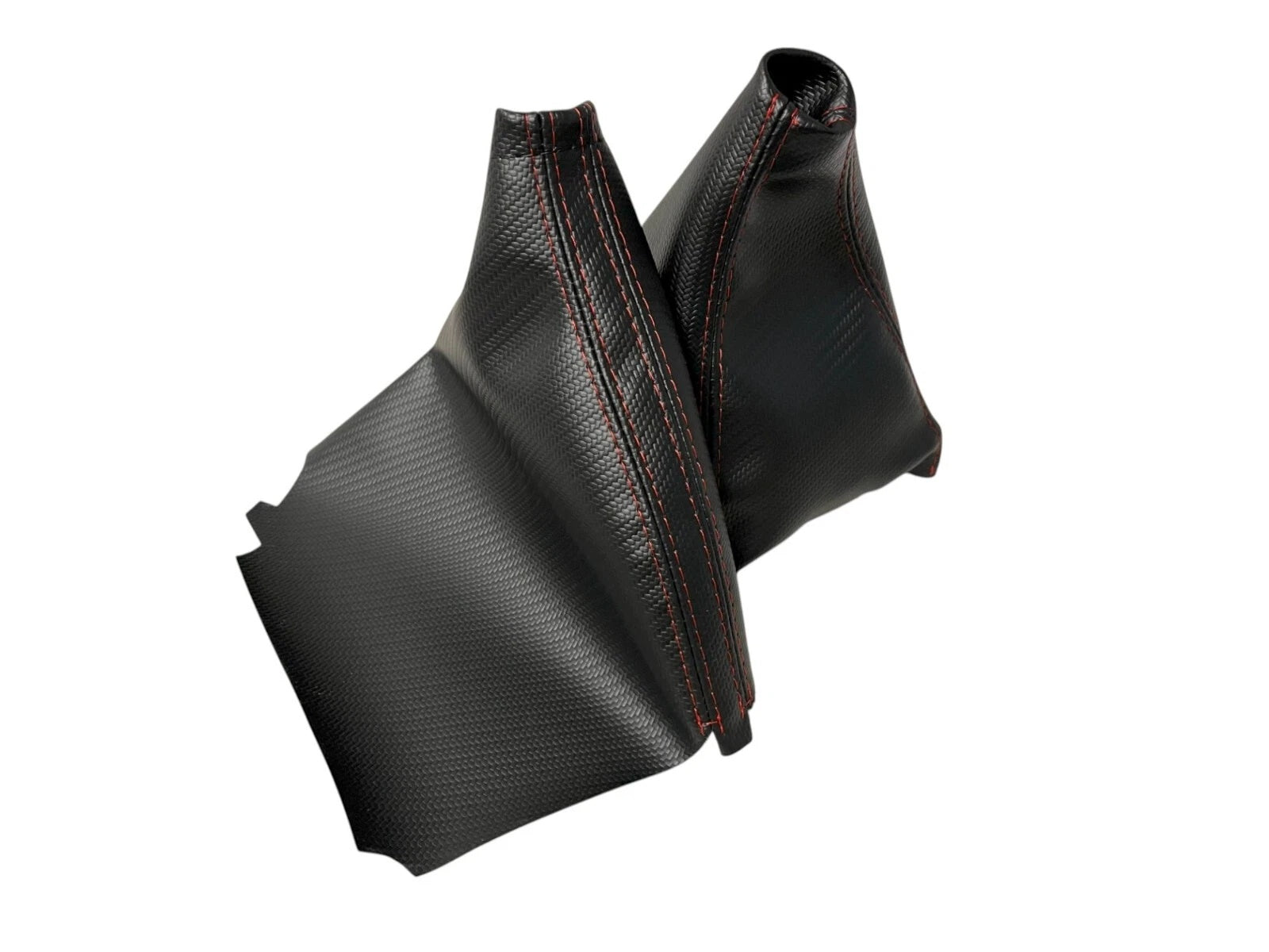 For 2008-2016 Subaru Impreza WRX Crosstrek Forester Carbon Fiber Vinyl Handbrake & Shift Boot Cover